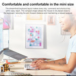 Logitech MX Keys Mini Kabellose Bluetooth Ultradünne Smart-Tastatur mit Hintergrundbeleuchtung