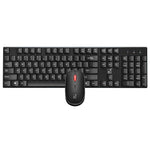 ZGB 8820 Kabelloses Tastatur- und Maus-Set in Bonbonfarben, 8820 (Schwarz), 8820 (Weiß)