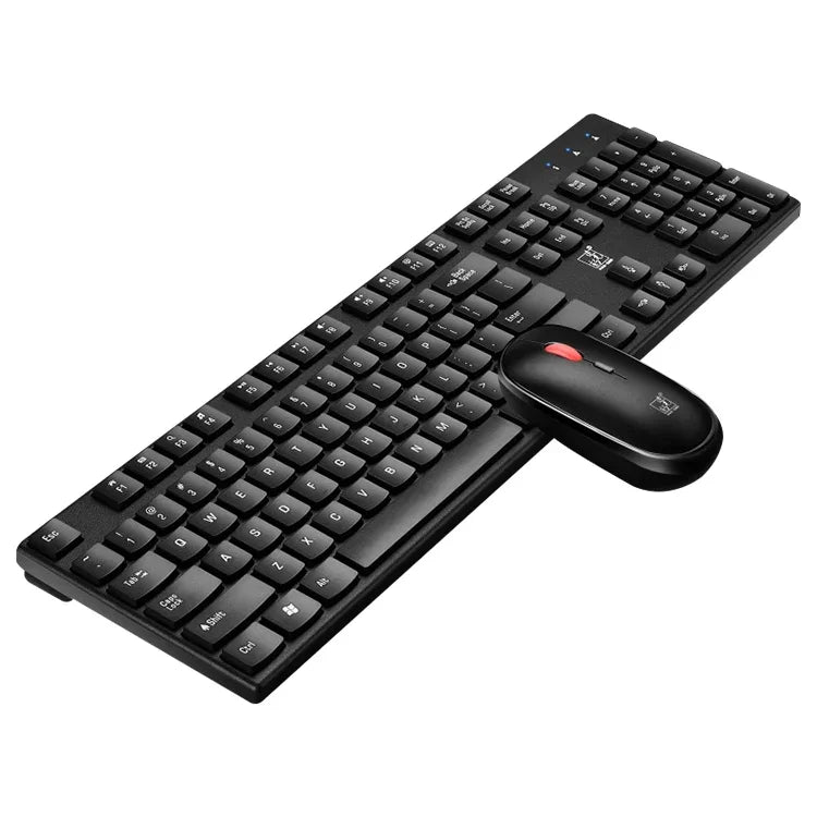 ZGB 8820 Kabelloses Tastatur- und Maus-Set in Bonbonfarben, 8820 (Schwarz), 8820 (Weiß)