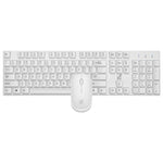 ZGB 8820 Kabelloses Tastatur- und Maus-Set in Bonbonfarben, 8820 (Schwarz), 8820 (Weiß)