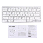 BK-3001 Kabellose Bluetooth-Tastatur mit 78 Tasten, ultradünn, für Windows / iPad / iPhone