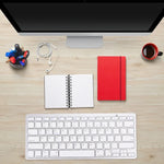 BK-3001 Kabellose Bluetooth-Tastatur mit 78 Tasten, ultradünn, für Windows / iPad / iPhone