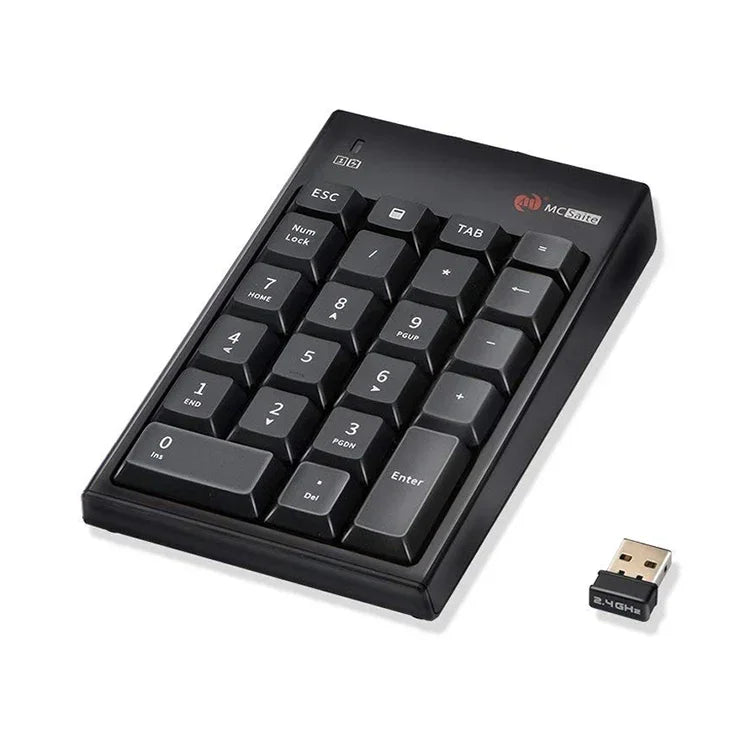 MC Saite MC-61AG 22-Tasten-Funktastatur (2,4 GHz) mit Ziffernblock