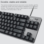 Logitech K835 Mini Mechanische Kabeltastatur, Grüner Schaft