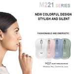 Logitech M221 Fashion Silent Kabellose Maus