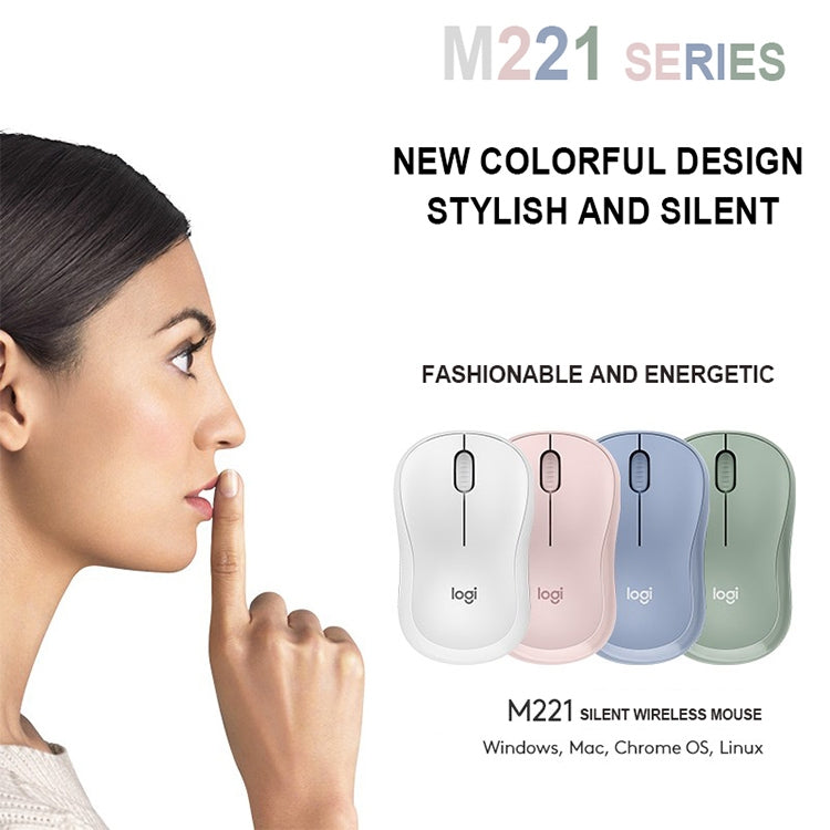 Logitech M221 Fashion Silent Kabellose Maus
