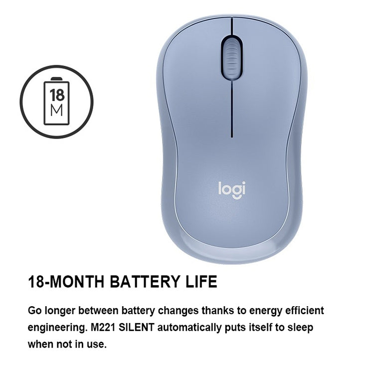 Logitech M221 Fashion Silent Kabellose Maus