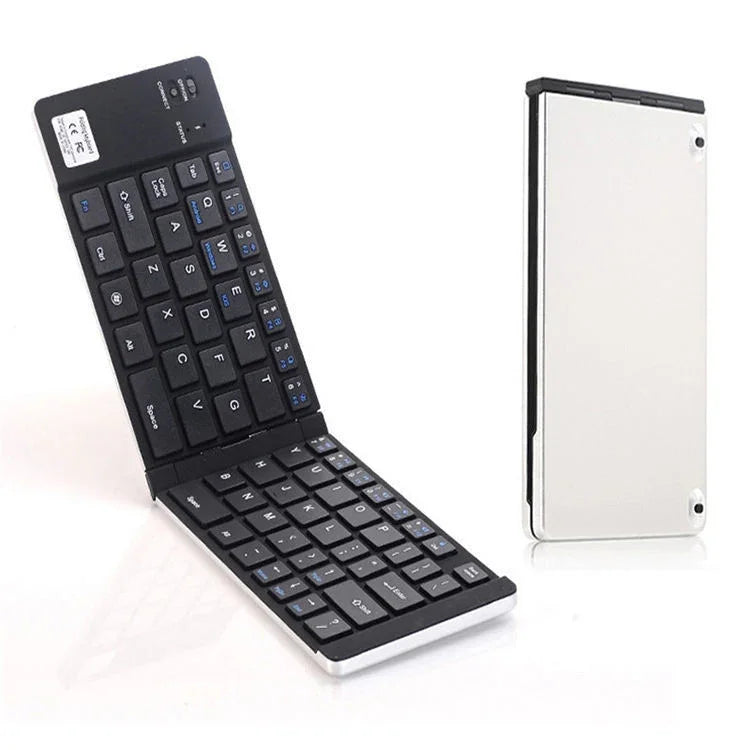 F66 Faltbare Bluetooth-Tastatur mit 66 Tasten, kompatibel mit Android, Windows und iOS, F66 2-fach faltbar, 66 Tasten, Schwarz, F66 2-fach faltbar, 66 Tasten, Roségold, F66 2-fach faltbar, 66 Tasten, Silber, F66 2-fach faltbar, 66 Tasten, Gold