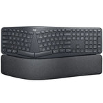 Logitech ERGO K860 2.4G Kabellose Bluetooth-Tastatur mit Dual-Modus, ergonomische Split-Tastatur