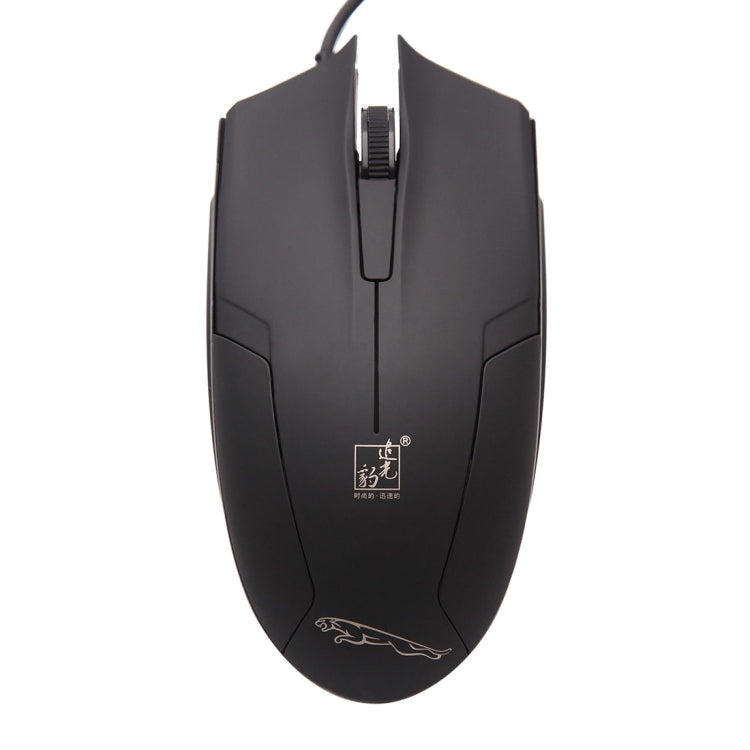 Chasing Leopard 119 USB Universal kabelgebundene optische Gaming-Maus, Länge: 1,45 m, 119 Schwarz, 119 Tiefschwarz, 119 Weiß