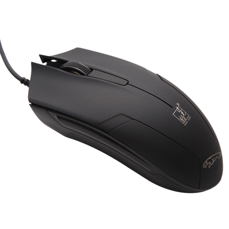Chasing Leopard 119 USB Universal kabelgebundene optische Gaming-Maus, Länge: 1,45 m, 119 Schwarz, 119 Tiefschwarz, 119 Weiß