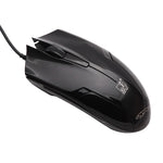Chasing Leopard 119 USB Universal kabelgebundene optische Gaming-Maus, Länge: 1,45 m, 119 Schwarz, 119 Tiefschwarz, 119 Weiß