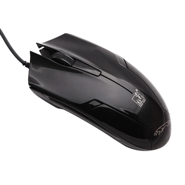 Chasing Leopard 119 USB Universal kabelgebundene optische Gaming-Maus, Länge: 1,45 m, 119 Schwarz, 119 Tiefschwarz, 119 Weiß