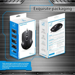 Chasing Leopard 129 USB Universal-Kabelgebundene Optische Gaming-Maus mit Gegengewicht, Länge: 1,3 m, 129