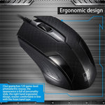 Chasing Leopard 129 USB Universal-Kabelgebundene Optische Gaming-Maus mit Gegengewicht, Länge: 1,3 m, 129
