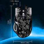 ZGB 169 USB 2400 DPI Kabelgebundene optische E-Sport-Gaming-Maus mit vier Geschwindigkeitsstufen, einstellbarer LED-Hintergrundbeleuchtung und Gegengewicht, Länge: 1,45 m, 169 Schwarz, 169 Weiß
