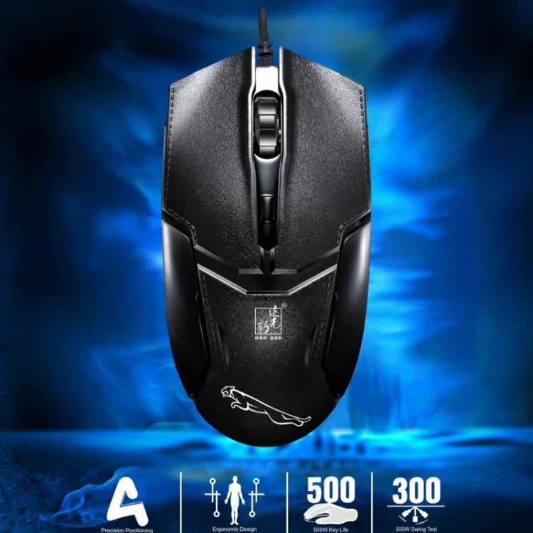 Chasing Leopard 179 USB 1600DPI Drei-Gang-Kabelgebundene Optische Gaming-Maus, Länge: 1,3 m, 179