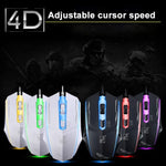 Chasing Leopard 199 USB 1600DPI Kabelgebundene optische Gaming-Maus mit drei Geschwindigkeitsstufen, einstellbarer LED-Hintergrundbeleuchtung, Länge: 1,3 m, Schwarz, 199