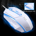 Chasing Leopard 199 USB 1600DPI Kabelgebundene optische Gaming-Maus mit drei Geschwindigkeitsstufen, einstellbarer LED-Hintergrundbeleuchtung, Länge: 1,3 m, Schwarz, 199