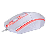 Chasing Leopard 199 USB 1600DPI Kabelgebundene optische Gaming-Maus mit drei Geschwindigkeitsstufen, einstellbarer LED-Hintergrundbeleuchtung, Länge: 1,3 m, Schwarz, 199