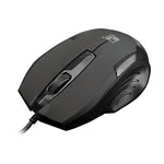 Chasing Leopard 512G USB-Gaming-Maus, kabelgebunden, mattiert, optische Optik, Länge: 1,3 m, 512 g