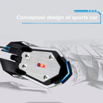 Chasing Leopard K1 USB 1600DPI Dreistufige, einstellbare LED-Hintergrundbeleuchtung, geräuschlose kabelgebundene optische Gaming-Maus, Länge: 1,3 m