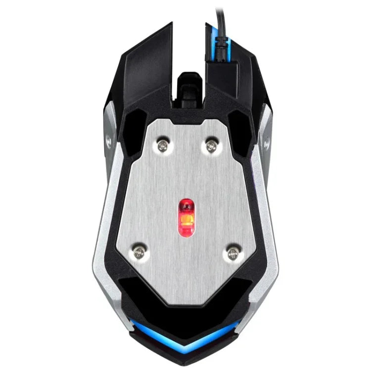 Chasing Leopard K1 USB 1600DPI Dreistufige, einstellbare LED-Hintergrundbeleuchtung, geräuschlose kabelgebundene optische Gaming-Maus, Länge: 1,3 m