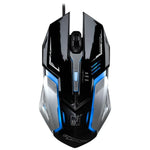 Chasing Leopard K1 USB 1600DPI Dreistufige, einstellbare LED-Hintergrundbeleuchtung, geräuschlose kabelgebundene optische Gaming-Maus, Länge: 1,3 m