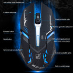 Chasing Leopard V17 USB 2400DPI vierstufig einstellbare optische kabelgebundene Gaming-Maus mit LED-Atemlicht, Kabellänge: 1,45 m, V17, V17 Jet Black