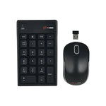 MC Saite MC-61CB 2,4-GHz-Funkmaus + 22-Tasten-Tastatur mit Nummernblock und USB-Empfänger (Set für Computer, PC und Laptop)
