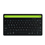 B908 Ultraschlanke kabellose Bluetooth-Tastatur mit 78 Tasten und konkaver Handyhalterung