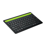 B908 Ultraschlanke kabellose Bluetooth-Tastatur mit 78 Tasten und konkaver Handyhalterung