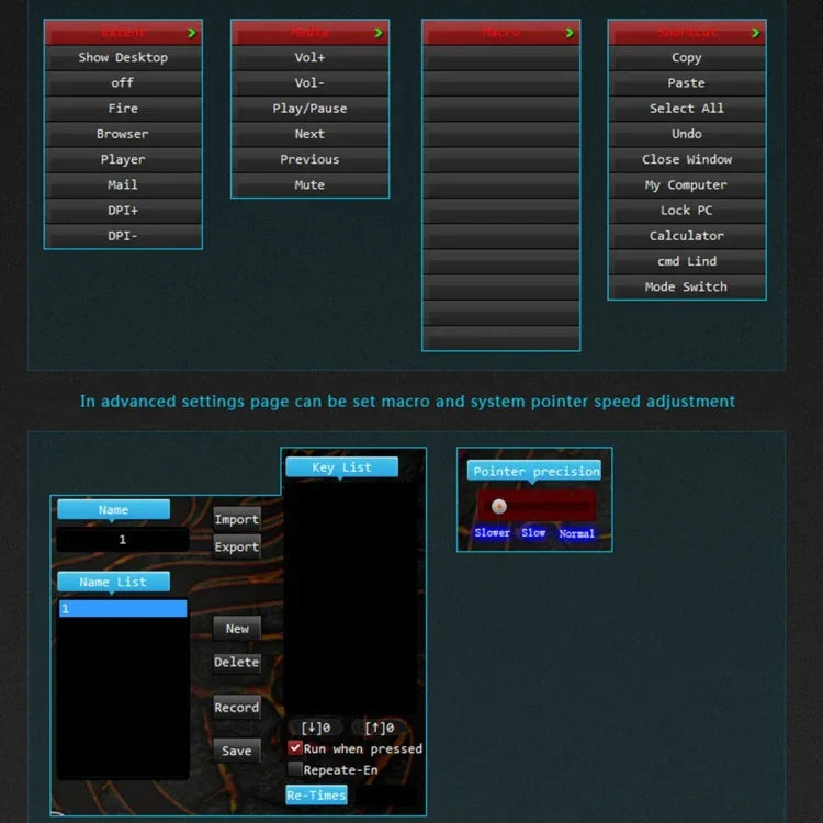 Apedra iMICE A5 Hochpräzise Gaming-Maus mit LED-Beleuchtung (vier Farben, steuerbar), USB-Anschluss, 7 Tasten, 3200 DPI, kabelgebundene optische Gaming-Maus für Computer, PC und Laptop, iMICE A5