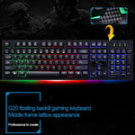 ZGB G20 104 Tasten USB-Kabelgebundene mechanische Tastatur mit Leuchtfunktion, Gaming-Tastatur