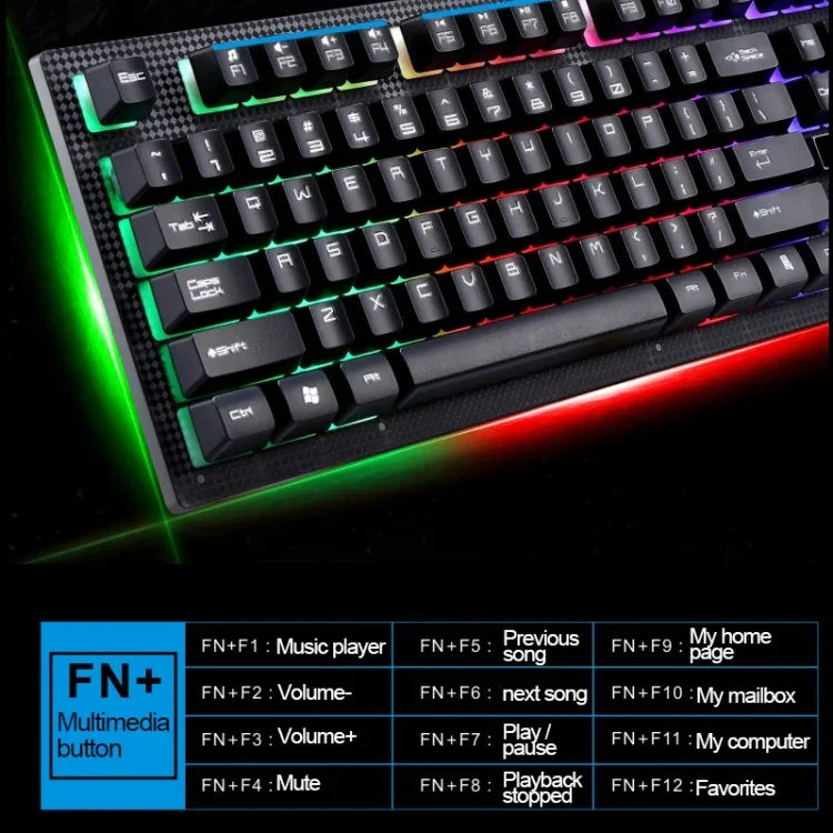 ZGB G20 104 Tasten USB-Kabelgebundene mechanische Tastatur mit Leuchtfunktion, Gaming-Tastatur