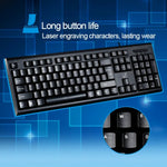 ZGB Q9 104 Tasten USB-Tastatur mit Gitterstruktur, kabelgebunden, für Gaming und Büro