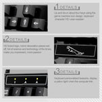 ZGB Q17 104-Tasten-USB-Tastatur mit Federmechanismus für Gaming und Büro, geeignet für Laptop und PC