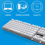 ZGB Q17 104-Tasten-USB-Tastatur mit Federmechanismus für Gaming und Büro, geeignet für Laptop und PC