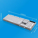 ZGB Q17 104-Tasten-USB-Tastatur mit Federmechanismus für Gaming und Büro, geeignet für Laptop und PC