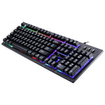 ZGB G20 1600 DPI Professionelles kabelgebundenes Tastatur-Set mit Beleuchtung, mechanischem Tippgefühl und optischer Maus für Laptop und PC