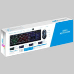 ZGB G20 1600 DPI Professionelles kabelgebundenes Tastatur-Set mit Beleuchtung, mechanischem Tippgefühl und optischer Maus für Laptop und PC