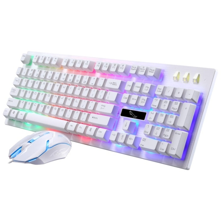 ZGB G20 1600 DPI Professionelles kabelgebundenes Tastatur-Set mit Beleuchtung, mechanischem Tippgefühl und optischer Maus für Laptop und PC