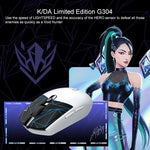 Logitech K/DA G304 LIGHTSPEED Kabellose Gaming-Maus