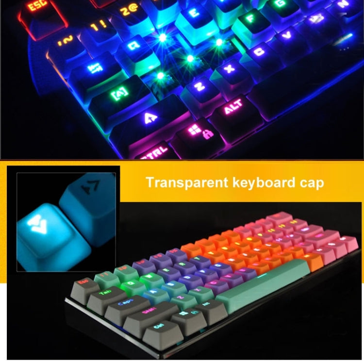 ABS transluzente Tastenkappen, hochmechanische OEM-Tastatur, universelle Gaming-Tastatur, Blau, Lila, Rot, Weiß, Gelb, Schwarz, Orange, Rosa, Grau