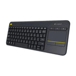 Logitech K400 Plus 2,4-GHz-Funk-Touch-Tastatur, Funkreichweite: 10 m, Logitech K400 Plus