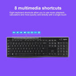 Logitech MK270 2,4-GHz-Funktastatur- und Maus-Set