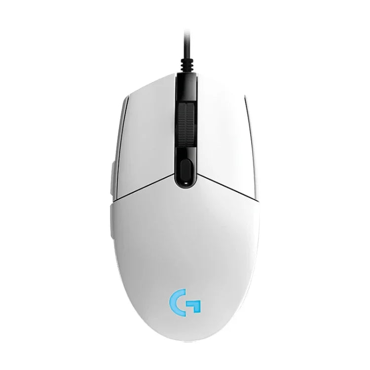 Logitech G102 6-Tasten RGB-beleuchtete, kabelgebundene optische Gaming-Maus mit 6000 DPI, fünf Geschwindigkeitsstufen, Kabellänge: 2 m, G102, G102 (Weiß)