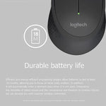 Logitech M280 2,4-GHz-Funkmaus mit 3 Tasten, 1000 DPI, optische Auflösung, Reichweite: 10 m