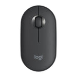 Logitech Pebble, flache, 3-Tasten-Funkmaus mit 1000 DPI, geräuschlos, Bluetooth, optische Maus, Reichweite: 10 m