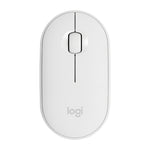 Logitech Pebble, flache, 3-Tasten-Funkmaus mit 1000 DPI, geräuschlos, Bluetooth, optische Maus, Reichweite: 10 m